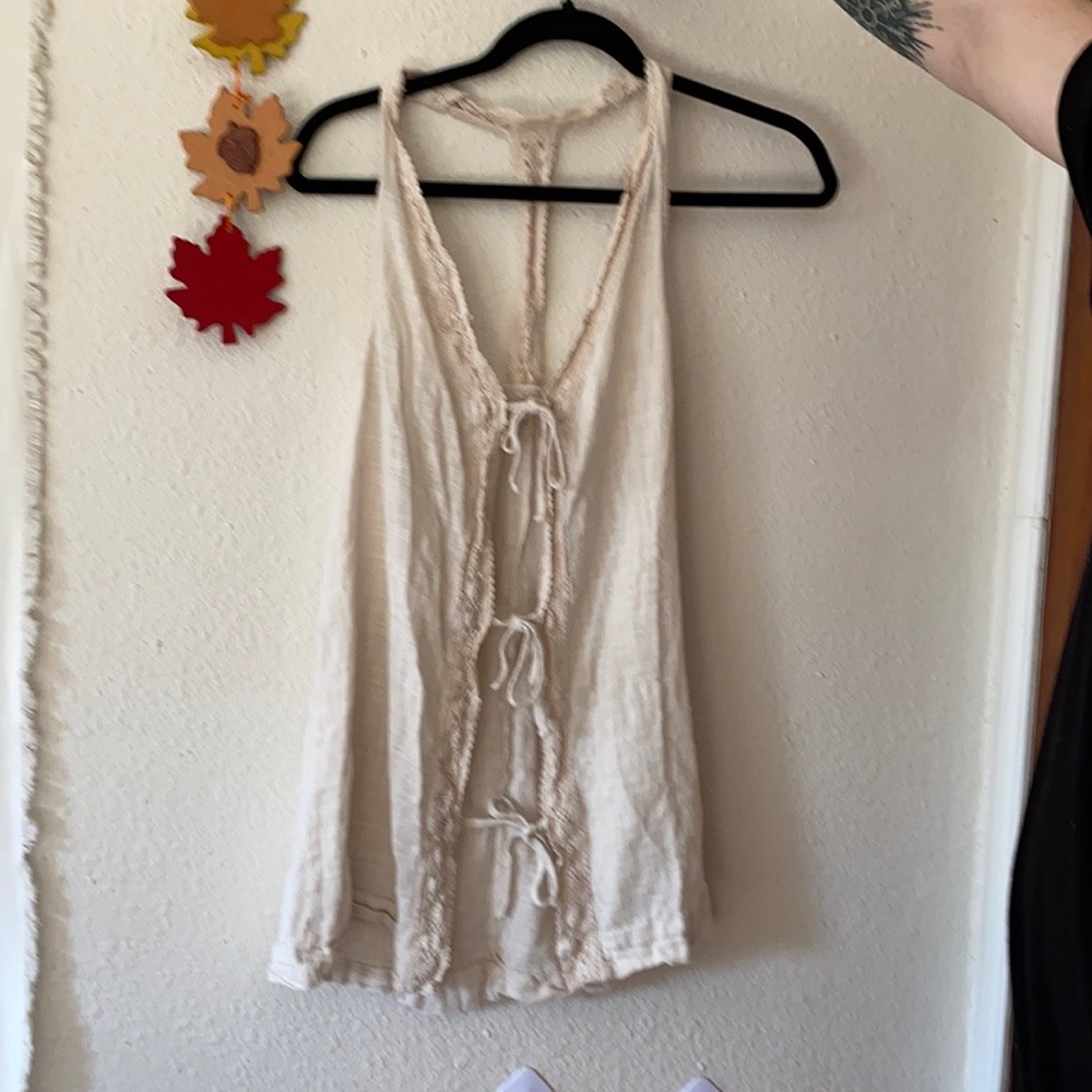 Urban outfitters front tie tunic